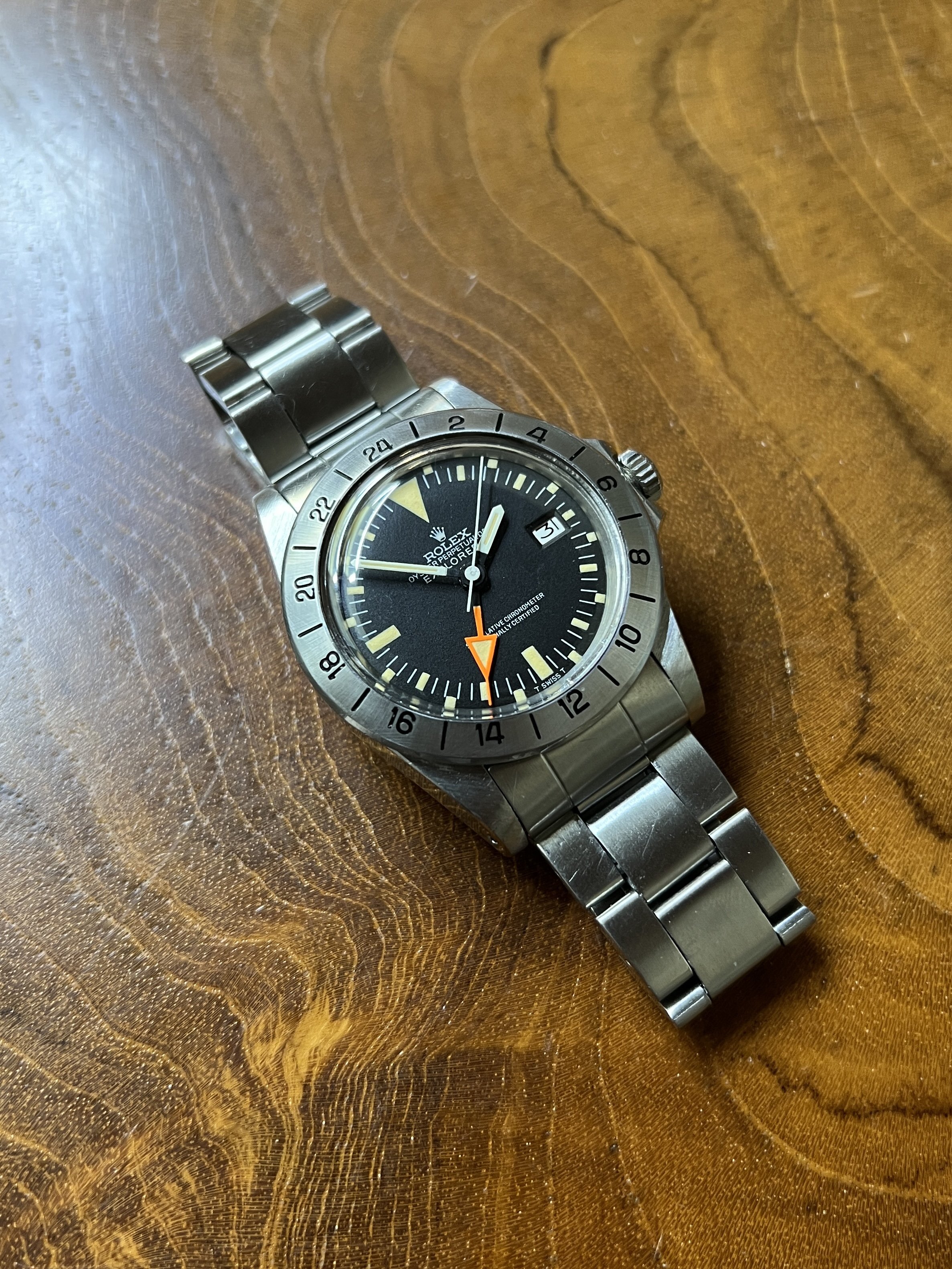 1971 Rolex Explorer II 1655 MK1 Full Spec Straight Hand Shiny Happy Objects